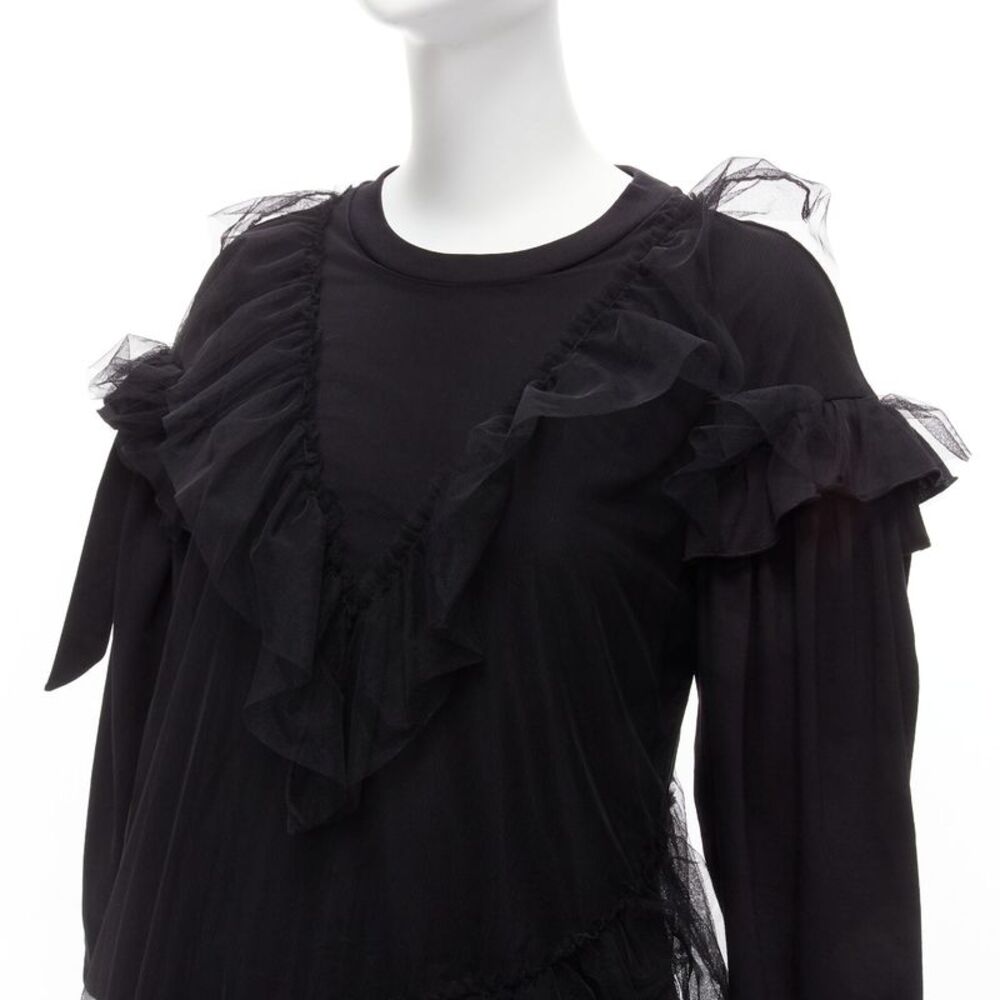 Simone Rocha Tulle Ruffle Overlay Dress - Picture 2 of 8